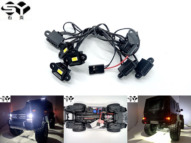 灯组 适用 Traxxas TRX4 奔驰 G500 专用轮拱灯 轮眉灯 底盘灯