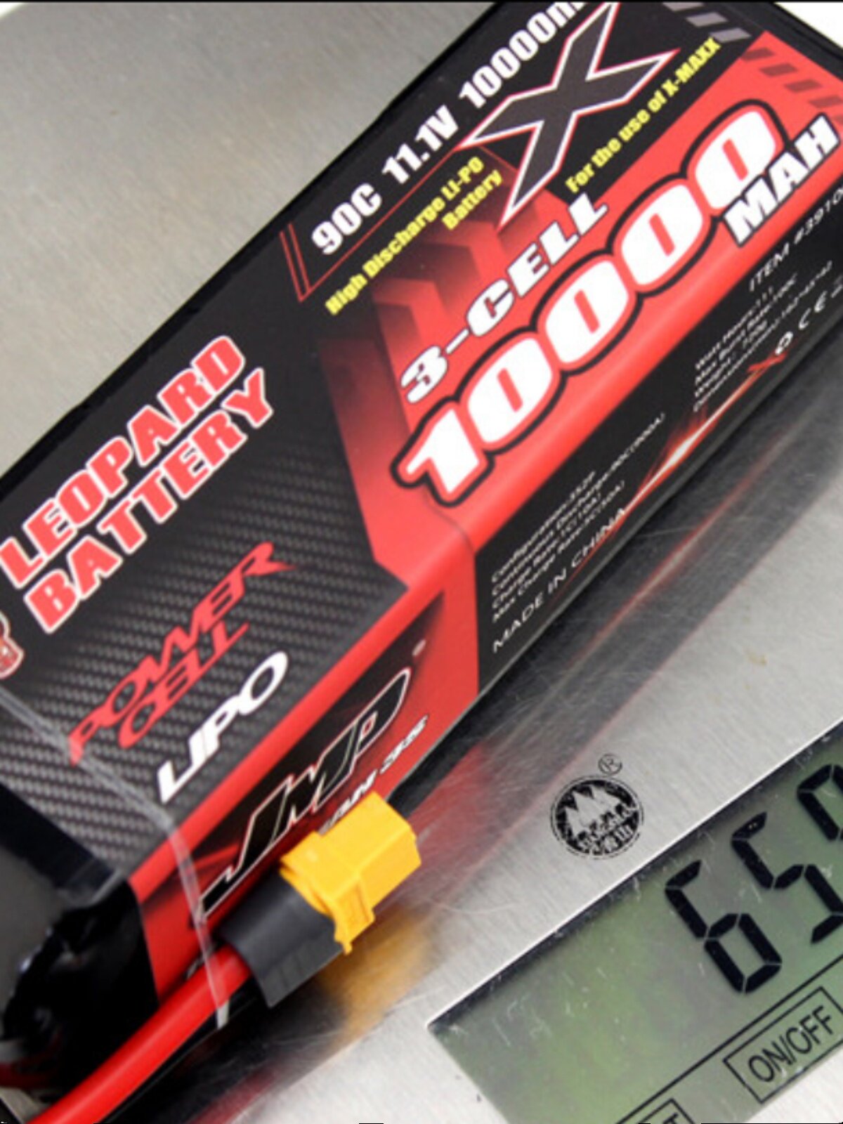 LEOPARD 브랜드 X-MAXX 10000MAH 리튬 배터리 11.1V 3S 90C 높은 내구성 전력 무료 배송