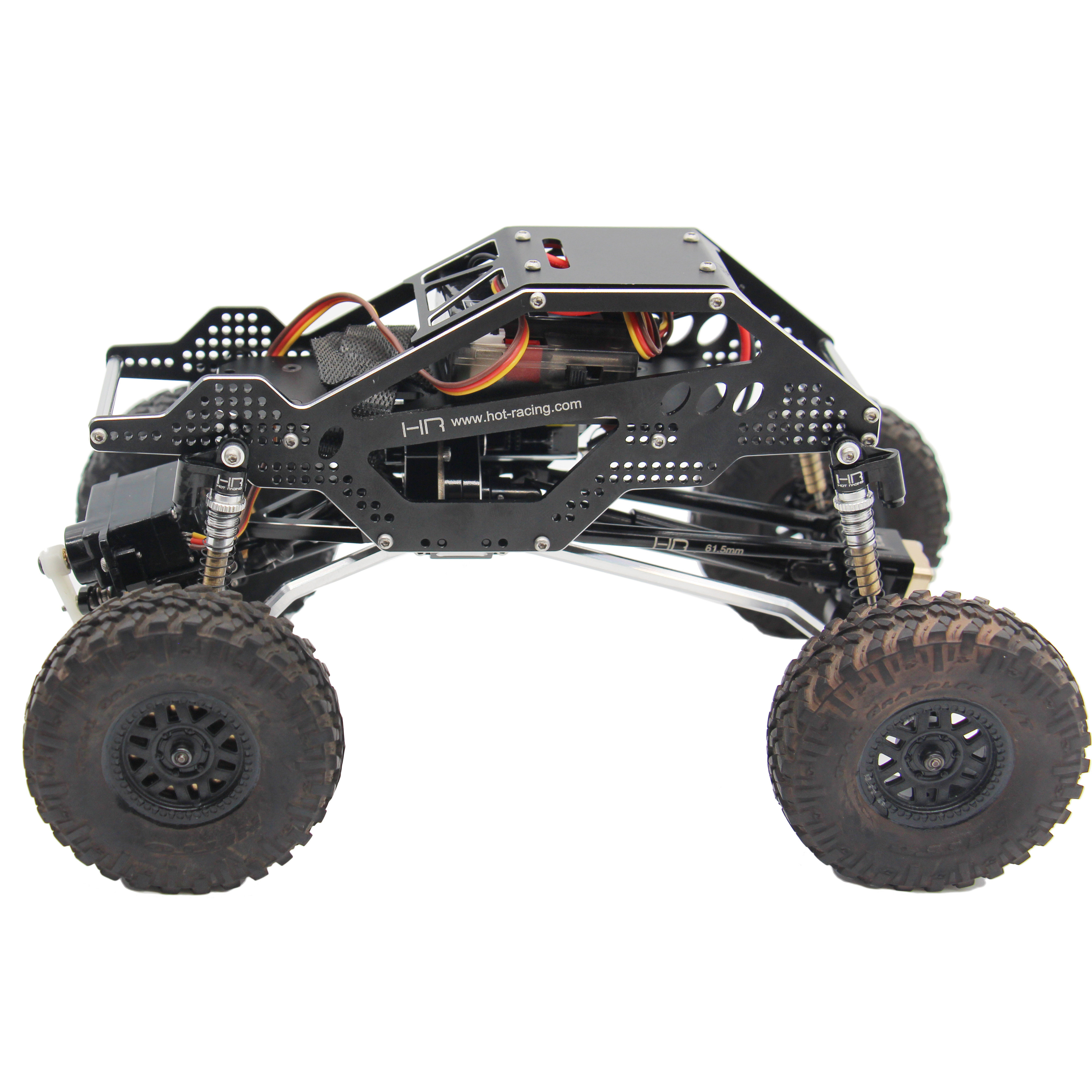 HR AXIAL SCX24 90081 차량 1대용 올메탈 장거리 완충 장치