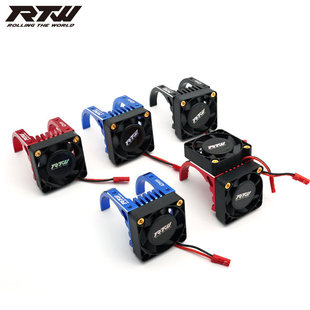 RTW 40MM  42MM 马达双爪风扇 散热风扇 温控感应风扇 黑红蓝色