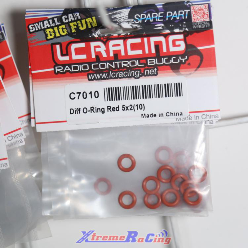 LC RACING 拉力 PTG-2 差速器O圈5x2：C7010