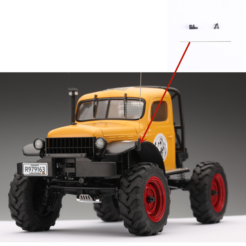 1/24小奇FCX24爬车升金属天线