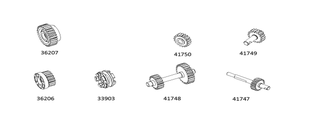 变速箱金齿轮组件 大犀牛 36207 现货 CROSSRC 97401070 EMOX