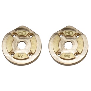 HR Axial Capra 1.9 SCX10III三代 铜配重 前后通用杯外盖1对 48g