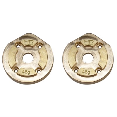 HR Axial Capra 1.9 SCX10III三代 铜配重 前后通用杯外盖1对 48g