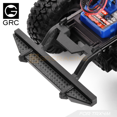 TRX4M 卫士后杠防滑装饰片 不锈钢仿真车壳金属保护#G178ES/B