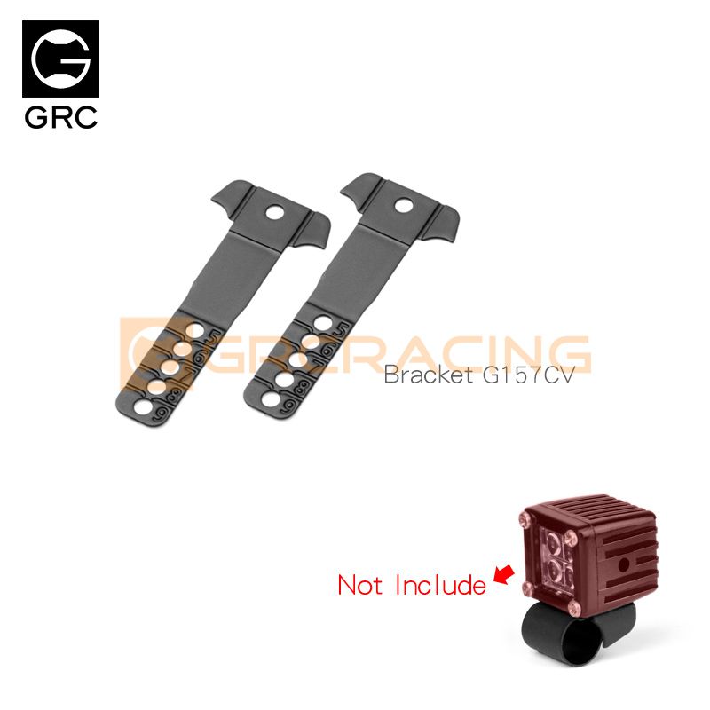 GRC 5-9mm圆杆偏位射灯支架 SCX10 90048 Capra 前杠射灯 G157CV