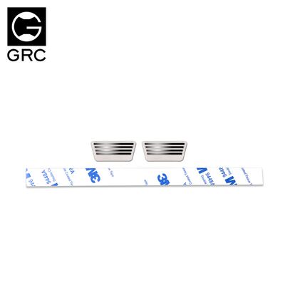 TRX4/6 仿真奔驰车壳后杠踏板 G500 G63 不锈钢金属装饰片 G160N