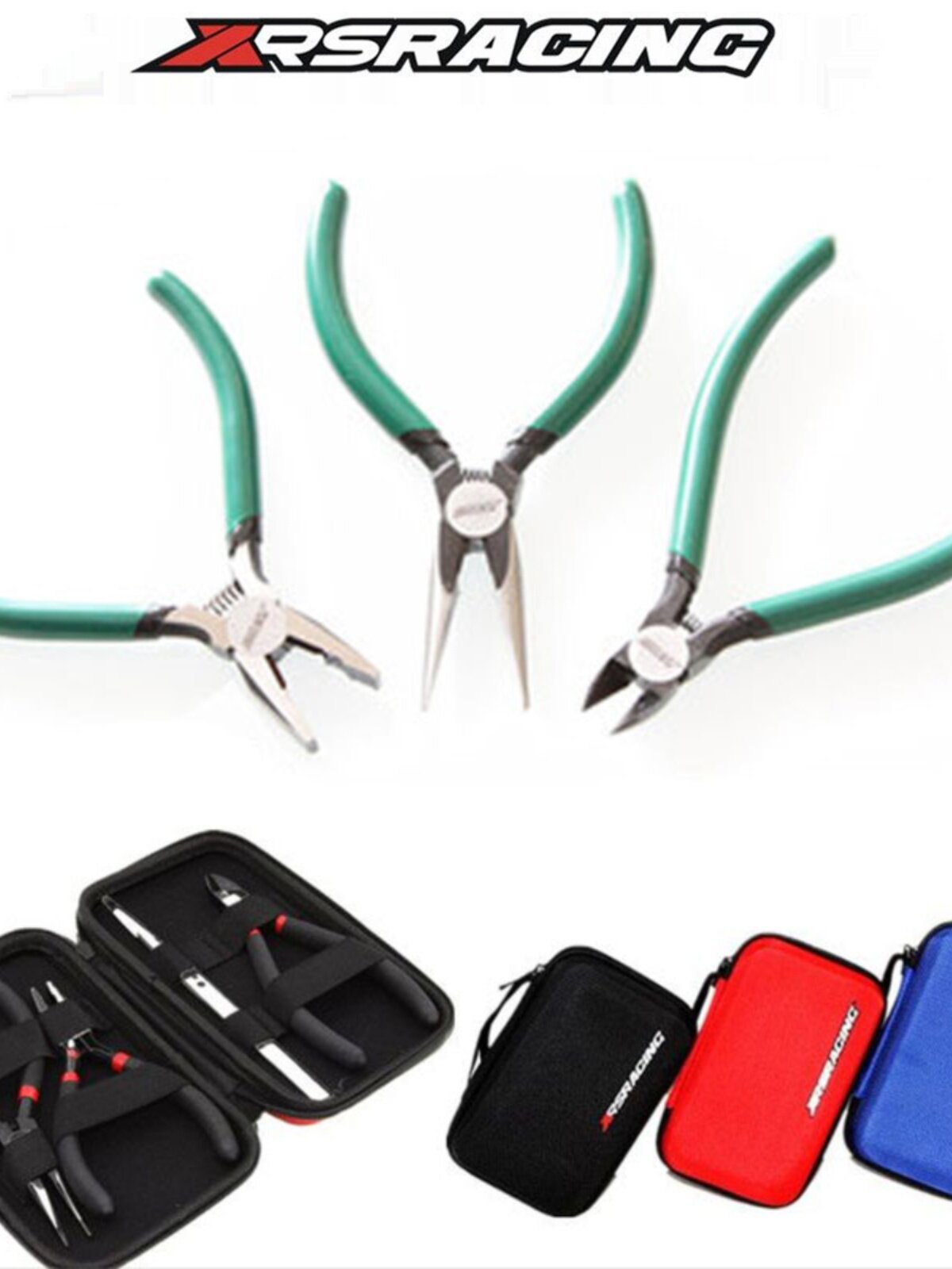 XRSRACING 미니 싱글 팁 베벨 와이어 커터 도구 핀셋 조합 싱글 팩 XRS-00026