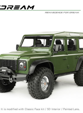 RCDream荒野卫士RD110 5门Wagon 313mm轴距TRX4硬壳车壳骆驼杯