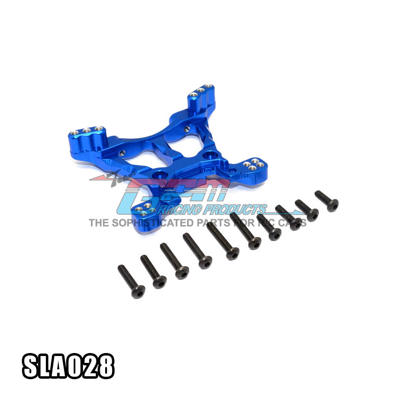 死老鼠TRAXXAS SLASH 4X4铝合金前油压避震支撑架- 1件装SLA028