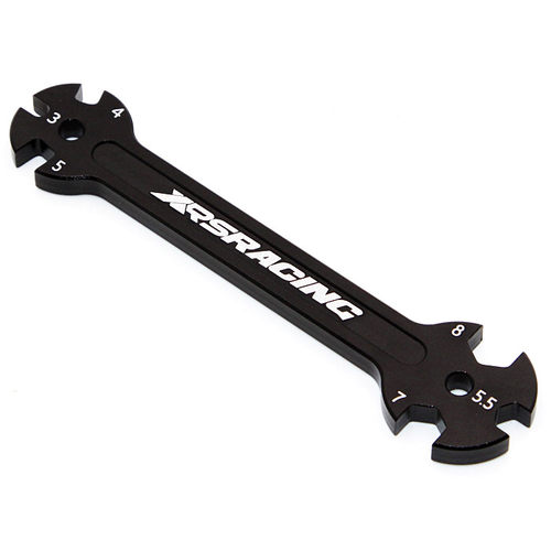 XRSRACING铝制多功能扳手调节拉杆螺母工具3/4/5/5.5/7/8开口扳手