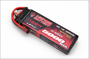 豹牌锂电池5000MAH 7.4V 2S 40C 经典款 适合8/10车 保障