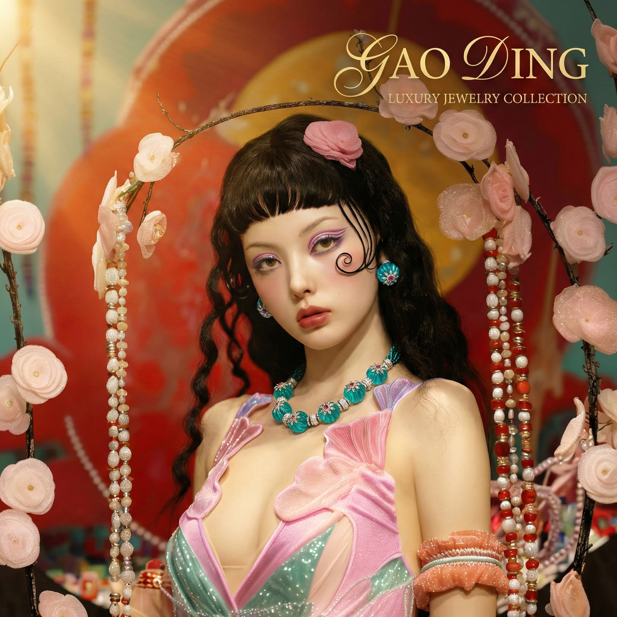 艾歌定制中古vintage风格复古奢华轻质水波链南瓜造型耳钉套装,饰品/流行首饰/时尚饰品新,组合套装,淘宝优惠券,粉丝福利购,淘宝优惠卷