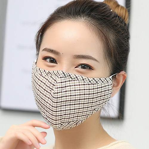 防雾霾pm2.5防尘透气纯棉口罩可清洗易呼吸保暖男女春秋冬季口罩