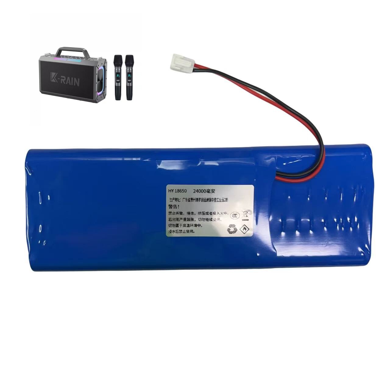 电池24000毫安大容量适合科雨K5 PRO蓝牙音箱专用电池