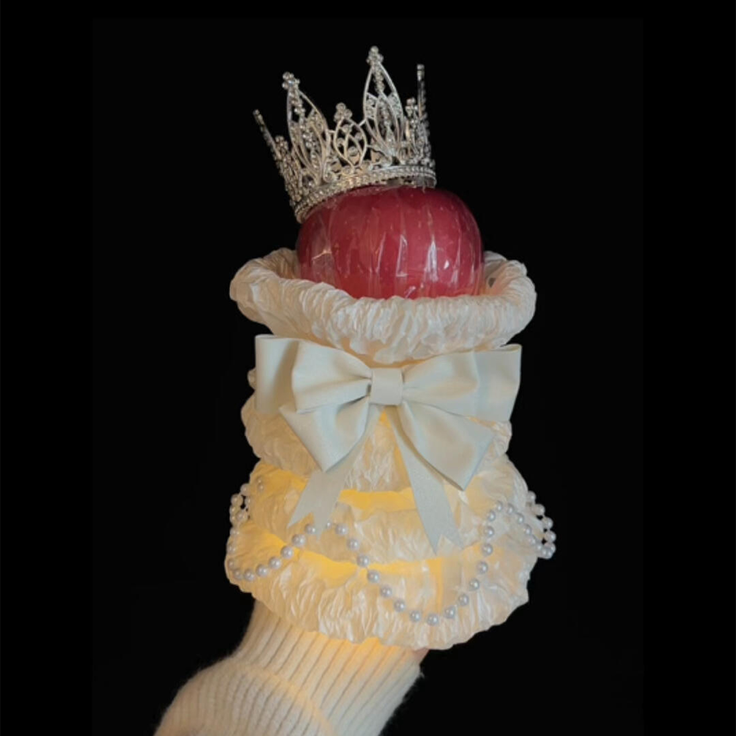 迷你苹果花束手工diy实用礼物