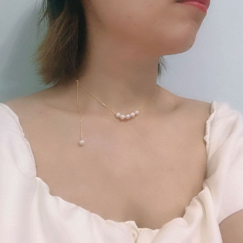 Back price Necklace Multiple natural freshwater Pearl have cash less than that is registered in the accounts clavicle 14K Cover with gold leaf Smilein the Accessories/Fashion Jewelry, Necklace  category - from Buy2taobao.com to provide professional Taobao agent buy service