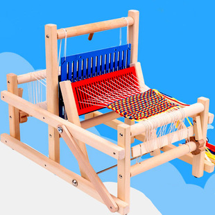 微型大号织布机玩具模型 送女孩子礼物培养儿童动手动脑淑女素质