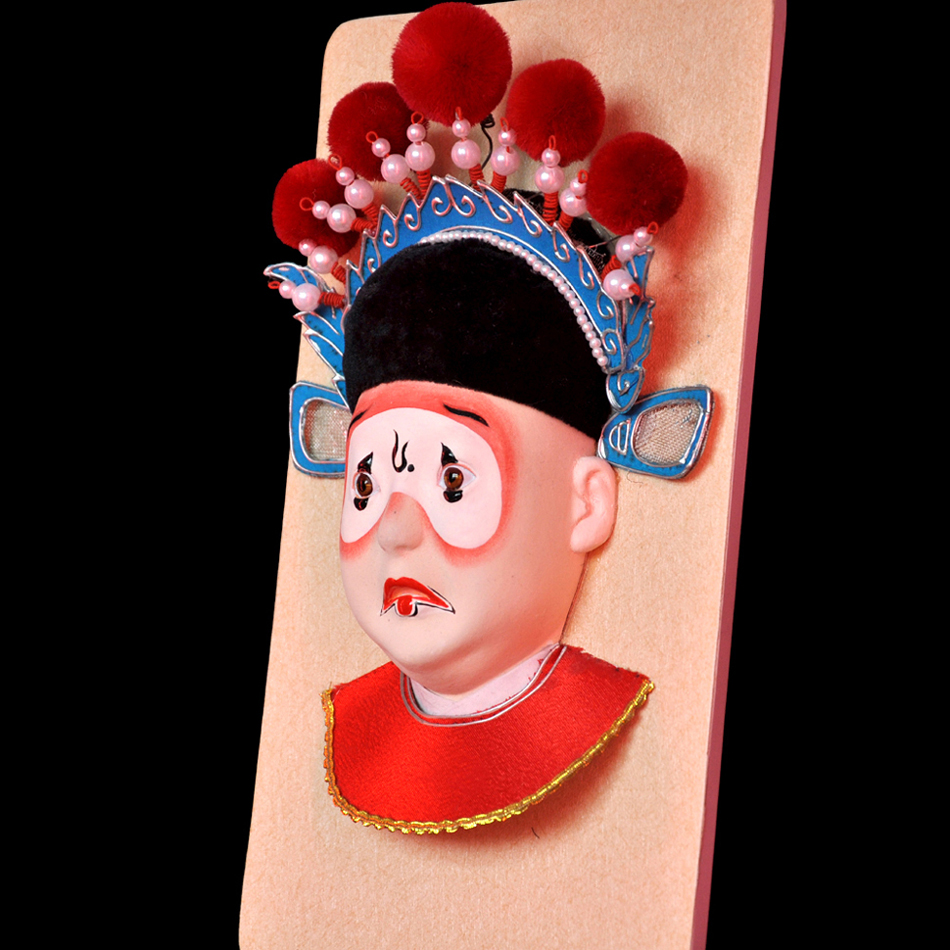 特色工艺品 礼品 高档家居艺术饰品 纯手工京剧脸谱精品 小号丑角