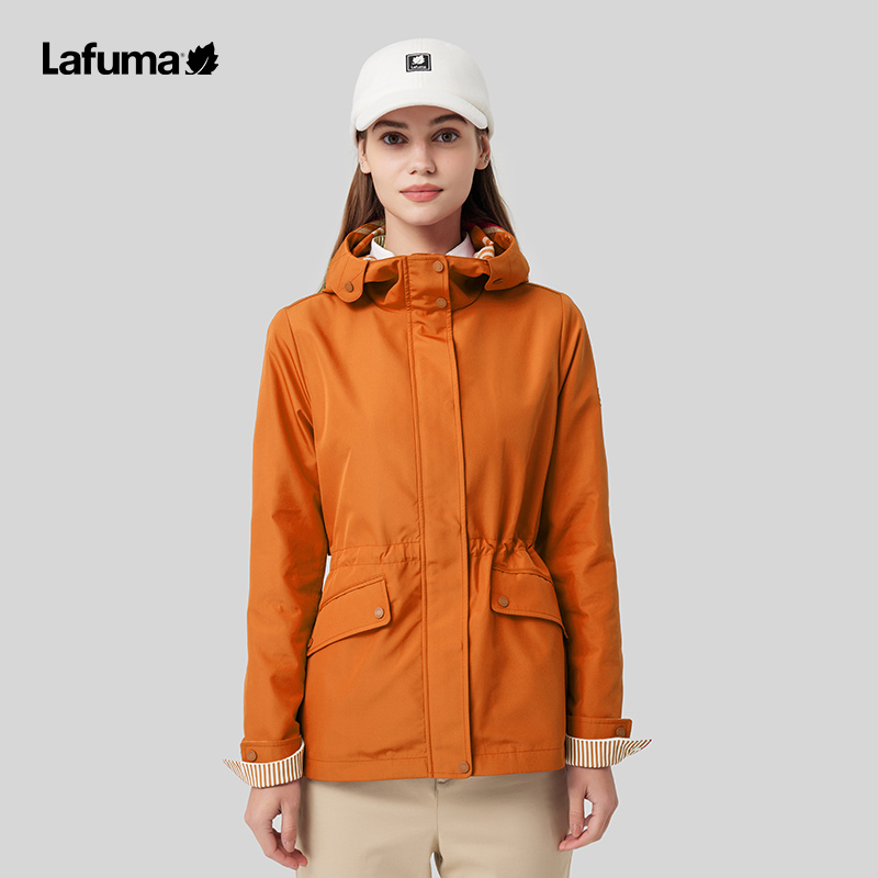 乐飞叶户外女夹克风衣外套