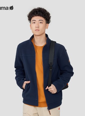 LAFUMA乐飞叶户外秋冬立领保暖抓绒衣男士休闲开衫外套LMJA4CR85