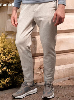 LAFUMA乐飞叶户外露营徒步柔软灰色休闲卫裤男运动长裤LMPA2CL68