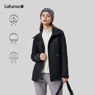 LAFUMA乐飞叶户外女秋冬防水保暖鹅绒内胆三合一冲锋衣LFJA3DZ95