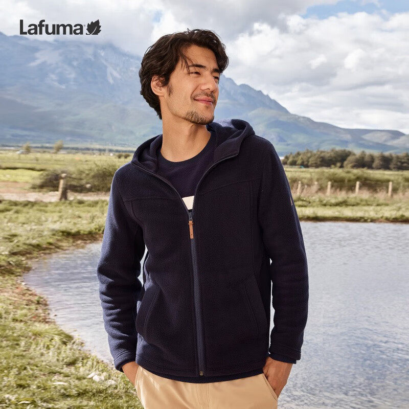 LAFUMA乐飞叶秋冬户外保暖抓绒衣男连帽摇粒绒上衣外套LMJA3CR65,户外/登山/野营/旅行用品,抓绒衣,淘宝优惠券,粉丝福利购,淘宝优惠卷