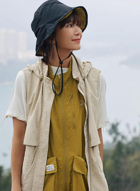 Lafuma乐飞叶户外露营垂钓春夏防泼水工装女装背心马甲LFVE4BP25