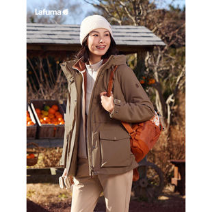 LAFUMA乐飞叶户外Primaloft填充棉防风拒水轻量棉服女保暖棉衣