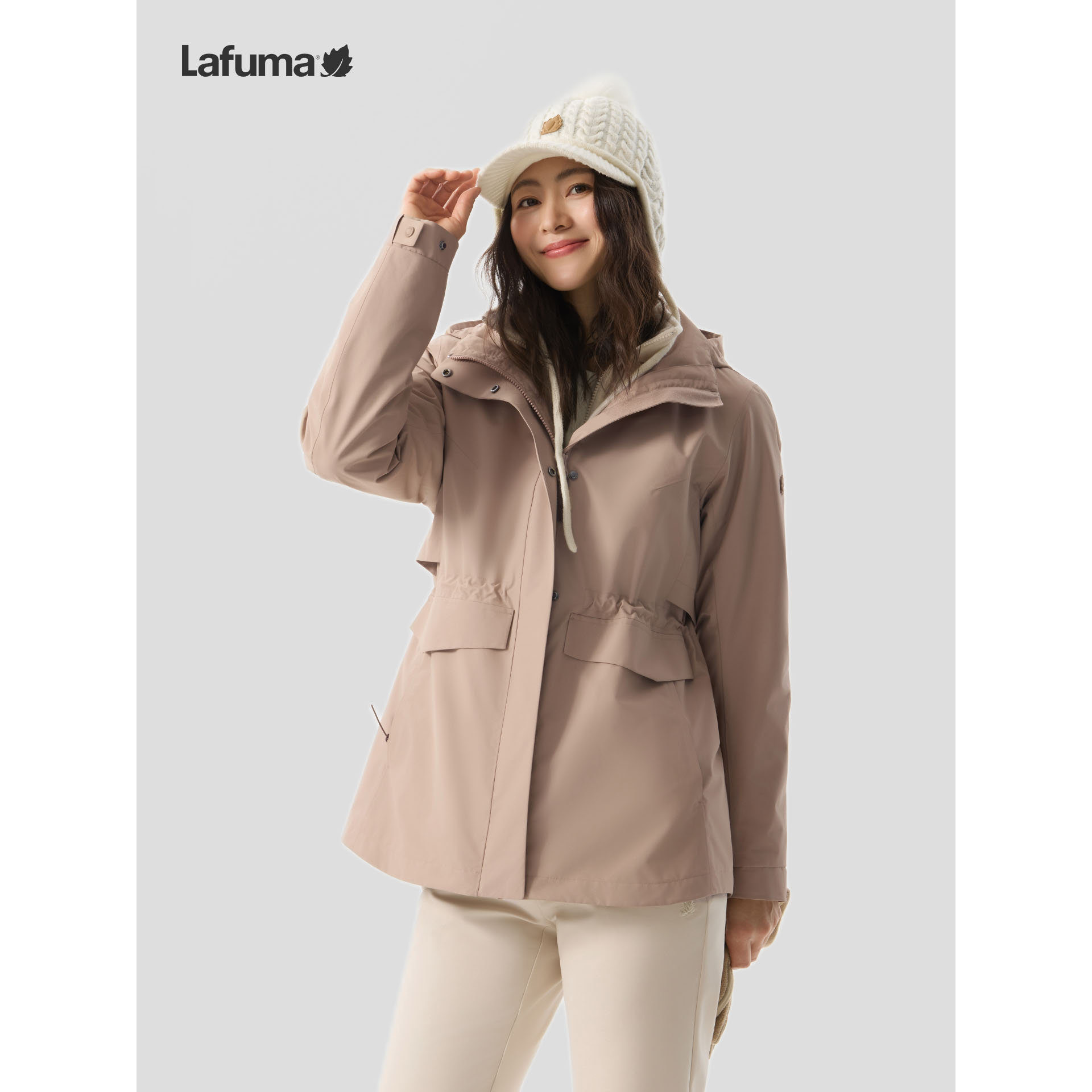 Lafuma女三合一防风防水冲锋衣