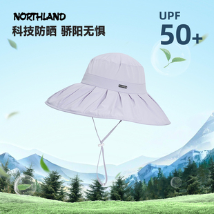商场同款 户外大帽檐遮阳帽NCAFT2103S 诺诗兰防晒帽女士25夏新款