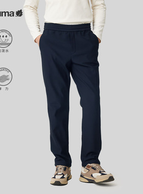 LAFUMA乐飞叶户外新款防泼水运动男弹力保暖加绒长裤子LMPA3DL97