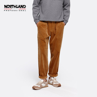 诺诗兰秋冬新款 百搭抽绳潮流NU系列NCPBN5536S 休闲宽松灯芯绒男裤