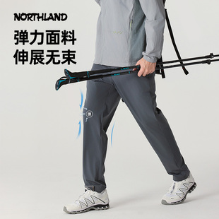 户外徒步登山运动速干透气休闲裤 诺诗兰男式 新款 2025夏季 快干长裤