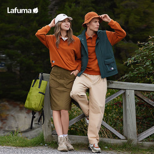 LAFUMA乐飞叶户外卫衣男女运动翻领休闲时尚 套头上衣LMTS3CW78