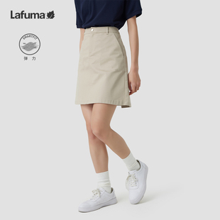 LAFUMA乐飞叶户外高腰A字半身裙女工装 裙子 休闲透气舒适弹力短款