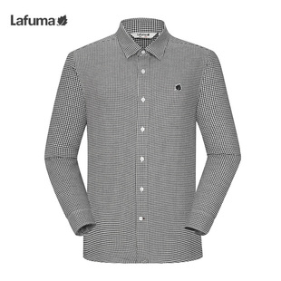 LAFUMA乐飞叶户外秋冬保暖磨毛格纹翻领衬衫 上衣LMSH2CL88 男长袖