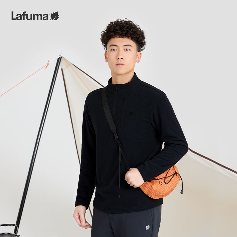 lafuma户外抓绒男长袖T恤