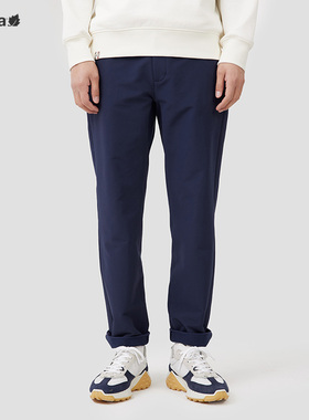 LAFUMA乐飞叶秋冬户外蓄热保暖磨毛男弹力运动长裤子LMPA2DL88