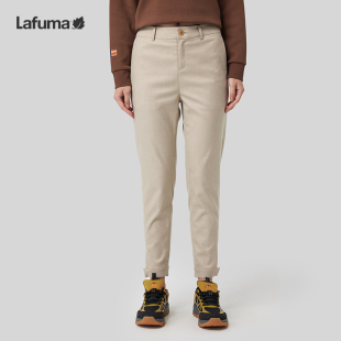 LAFUMA乐飞叶户外秋冬弹力修身长裤女休闲保暖锥形裤子LFPA3CL87
