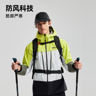 商场同款 秋冬徒步登山外套NWJFH5822S 诺诗兰冲锋衣男女士2025新款