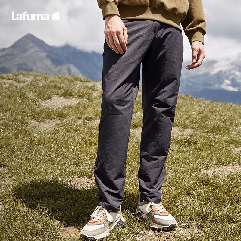 LAFUMA乐飞叶户外长裤男士休闲裤保暖秋冬工装直筒裤LMPA3CL66