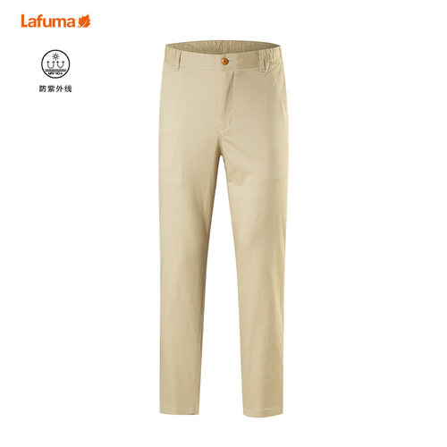 LAFUMA乐飞叶新品UPF40+防晒九分裤户外徒步装男长裤子LMPA2BL36