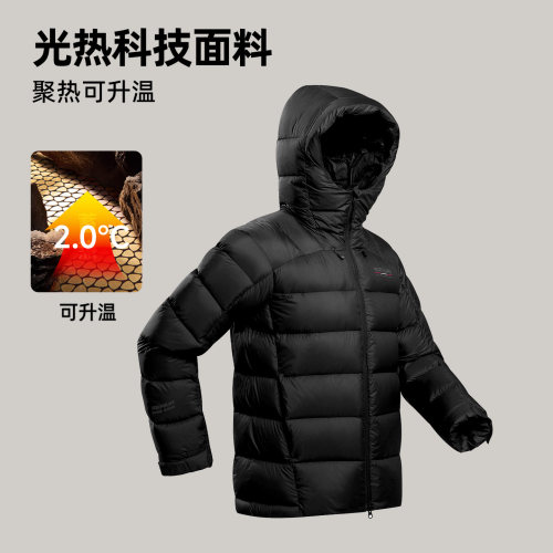 诺诗兰25新款户外防泼水羽绒服