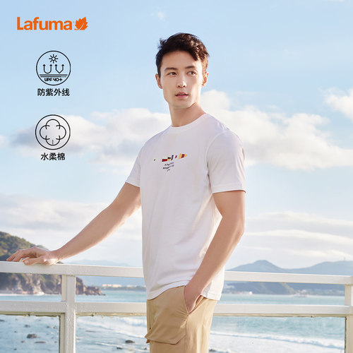 Lafuma乐飞叶夏季短袖纯棉百搭
