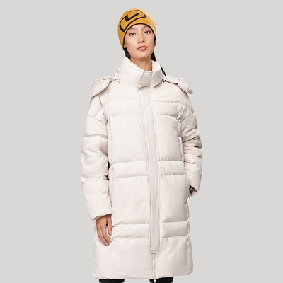 诺诗兰女中长款鹅绒防寒羽绒服