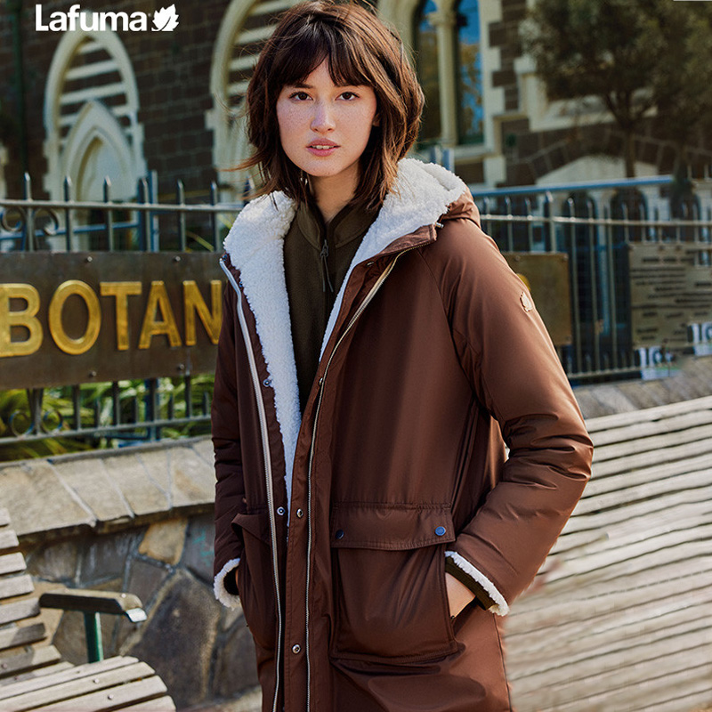 乐飞叶户外女两面穿夹克外套