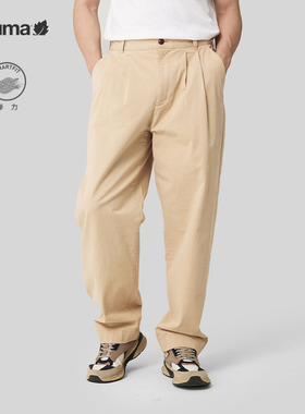 LAFUMA乐飞叶户外宽松直筒宽松长裤男士复古日系潮流裤LMPA3DL89